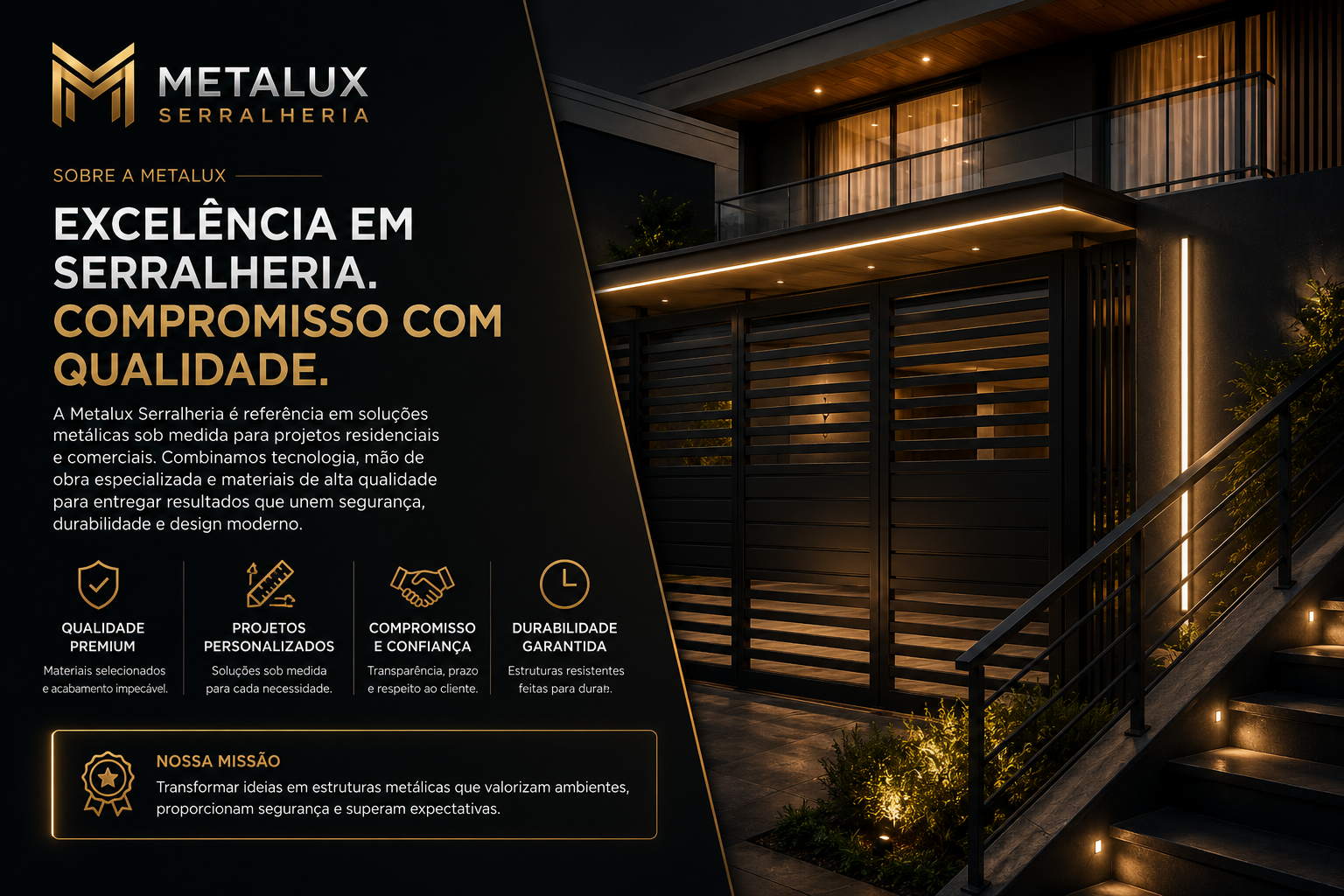 Sobre a Metalux Serralheria